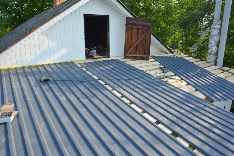 Metal Roof Coating Installation